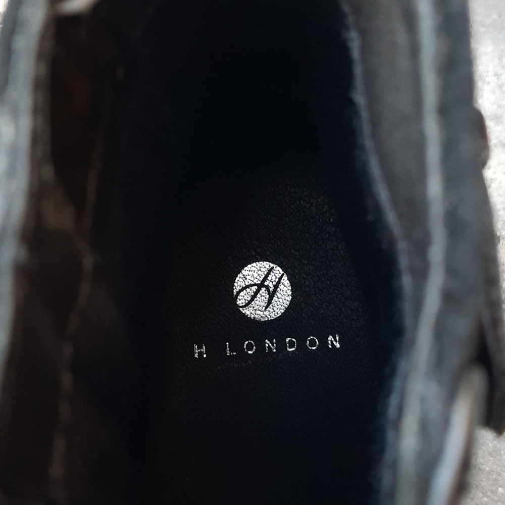 Hudson London Black Leather Eris Ankle Boots - Picture 6 of 12